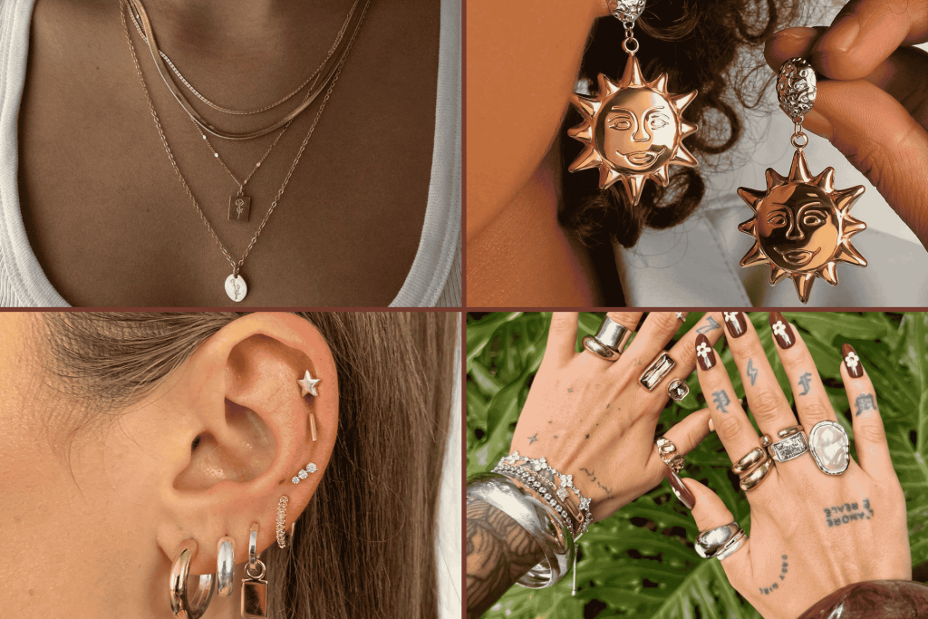 Gold and Silver accessories